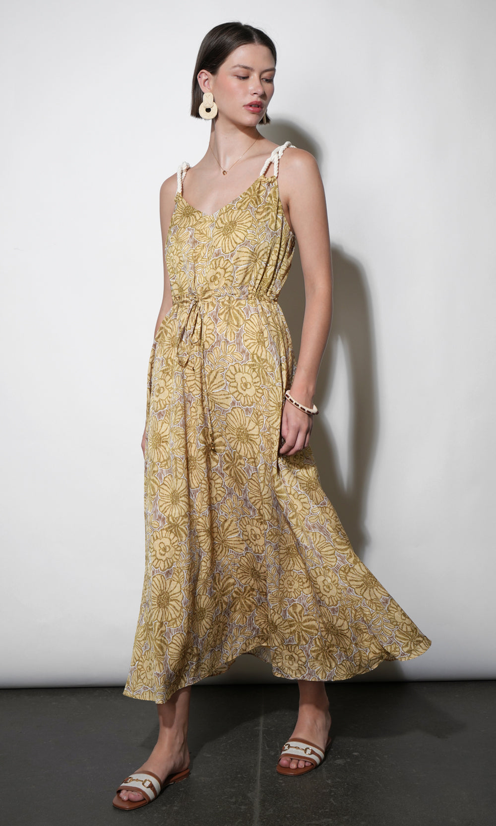 aria maxi dress X-Small / Chocolate Stretch Chiffon Lightweight and timeless Aria Cove - Maxi Dress