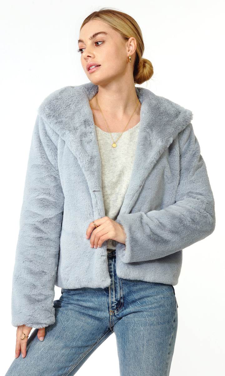 greylin faux fur jacket