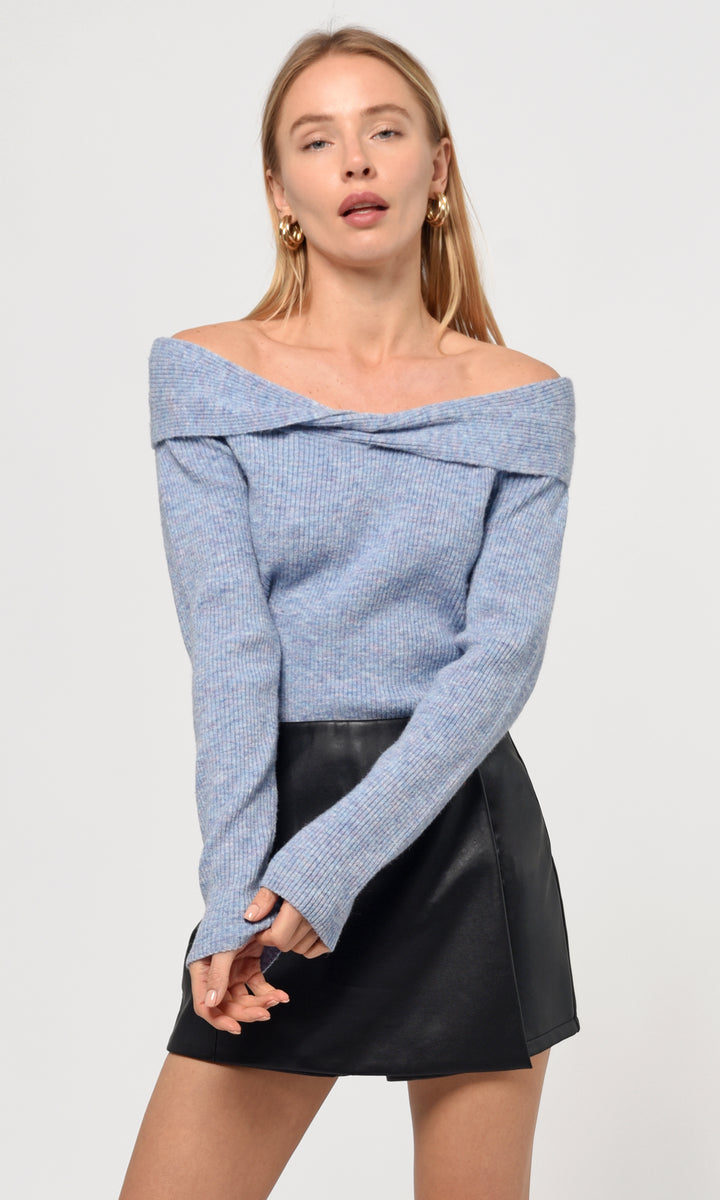 Beatriz Off Shoulder Knit Top | Greylin Collection – Greylin