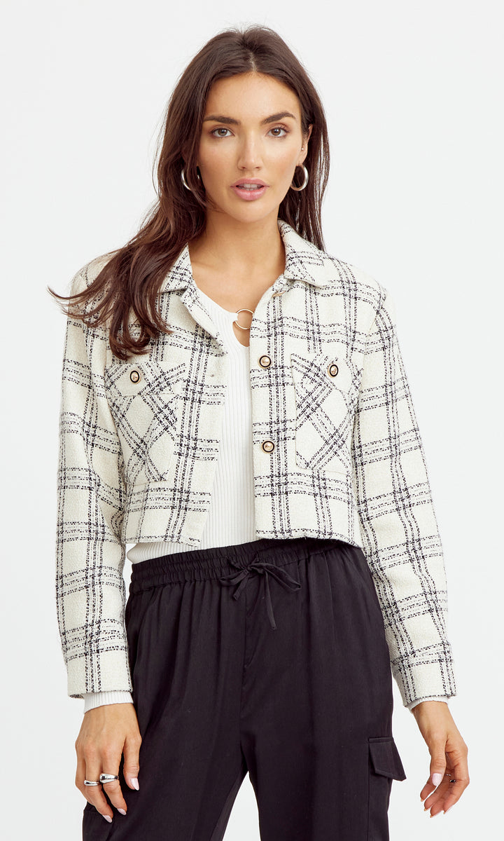 Krista Tweed Jacket Greylin Collection Greylin Collection Women's