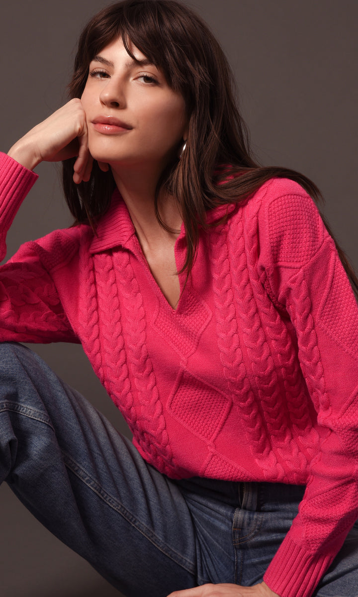 Alma Cozy Knit Chenille Sweater  Greylin Collection – Greylin