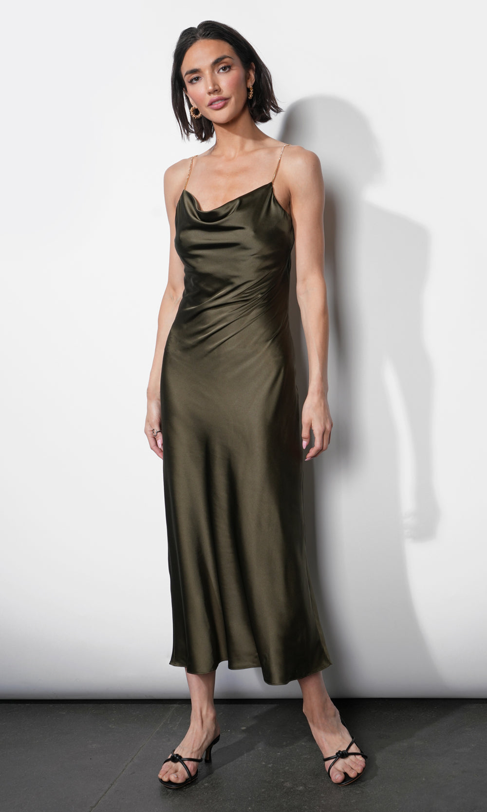 Leah Jewel Strap Slip Dress | Greylin
