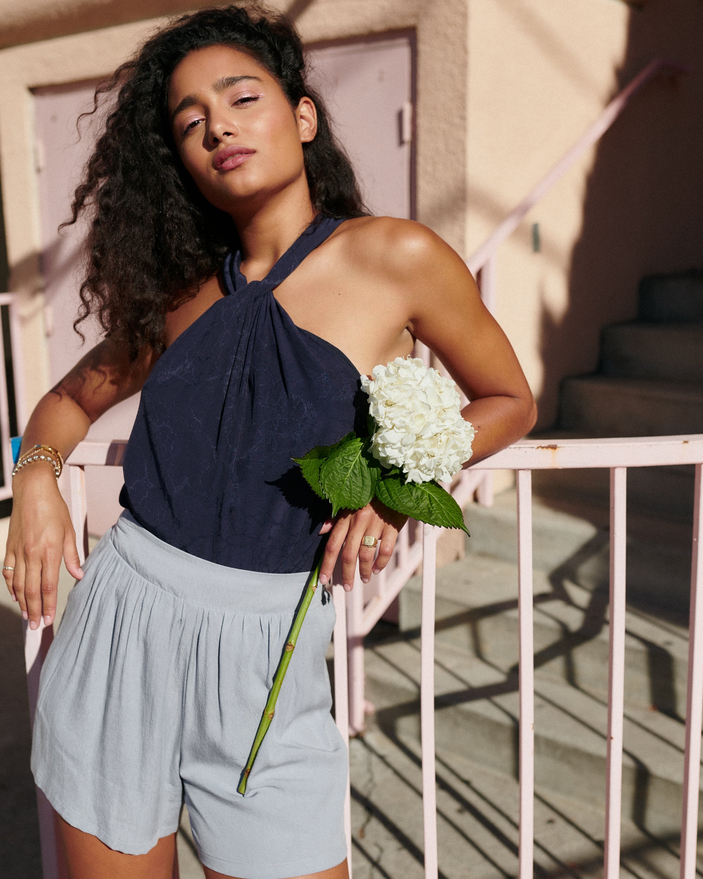 Virginia Textured Shorts