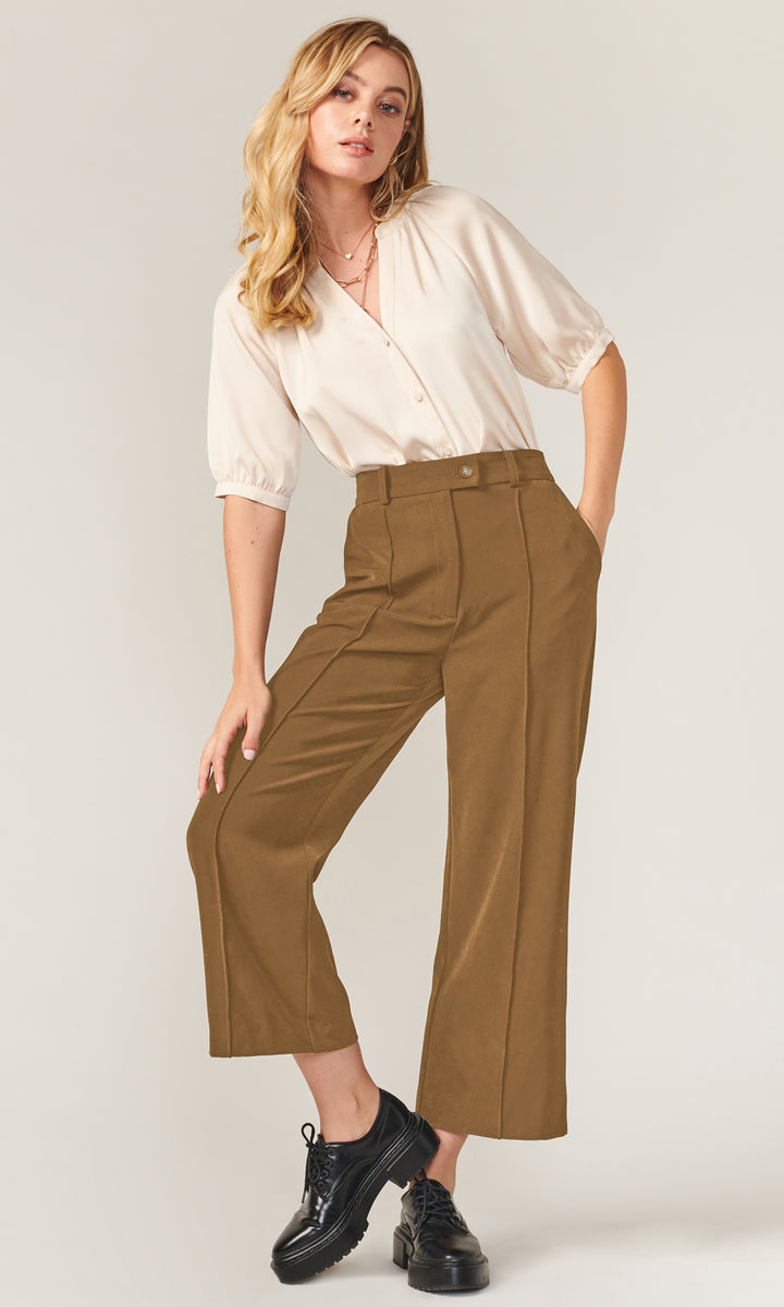 Jaeny High Rise Straight Leg Pant - FINAL SALE