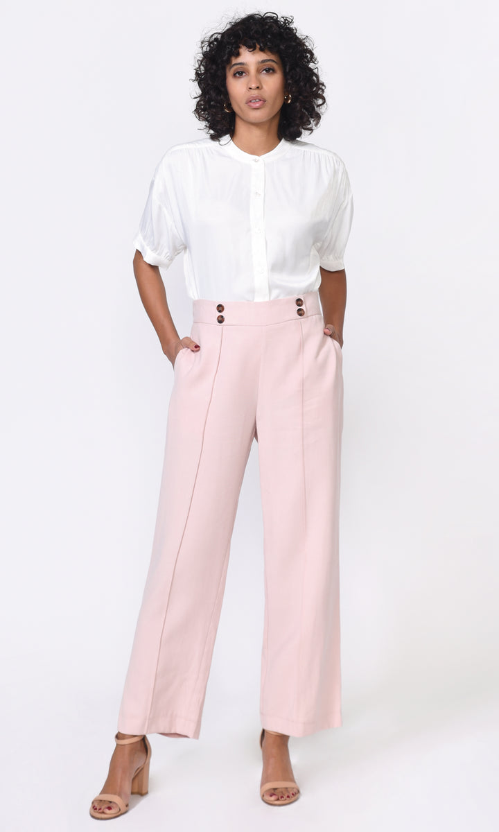 Jeany High Rise Button Front Pant - FINAL SALE