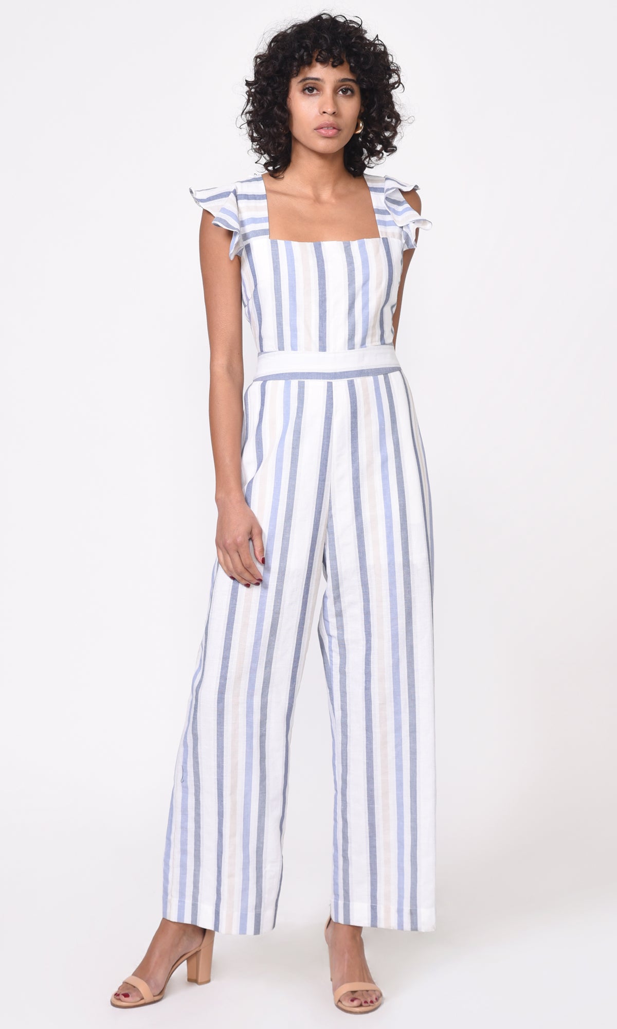 Nivani Linen Jumpsuit | Greylin