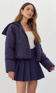Zora Zip Up Puffer