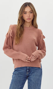 Millie Cold Shoulder Knit Top