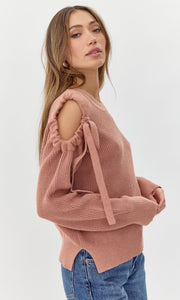 Millie Cold Shoulder Knit Top