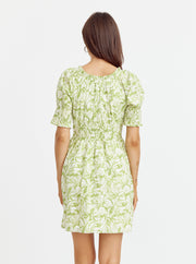 Rendy Puff Sleeve Dress