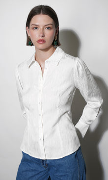 Ailani Textured Slim Blouse G262T7486