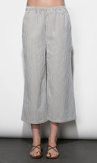Alice Canvas Stripe Wide Leg Culottes G265P6578