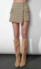 Aria Plaid Wrap Skort G2510P6507