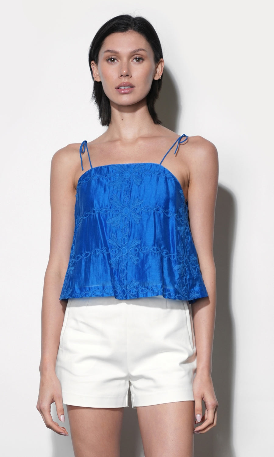 Bailey Embroidered Flounce Top G264T7544_JELLY BLUE