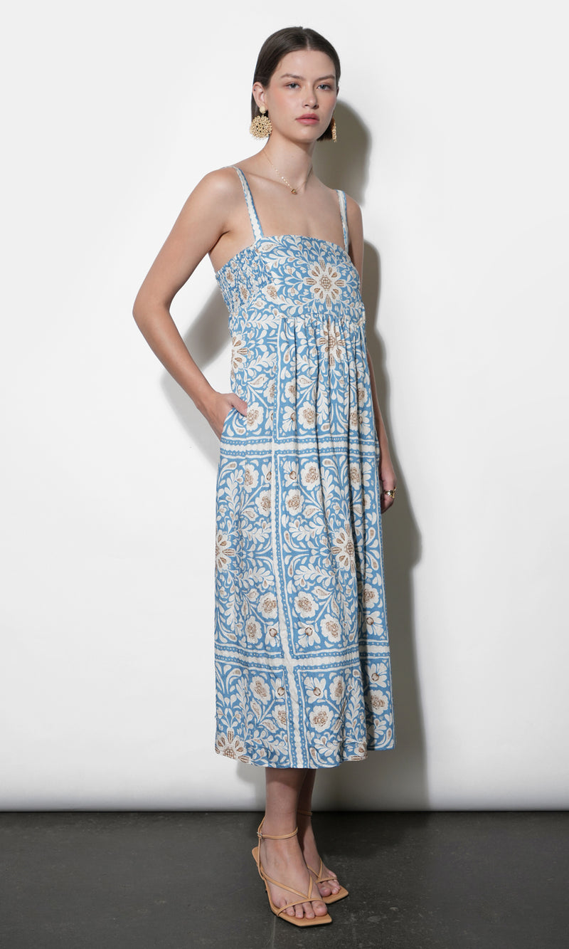 Callie Trapeze Back Cut Out Midi Dress G261D6860