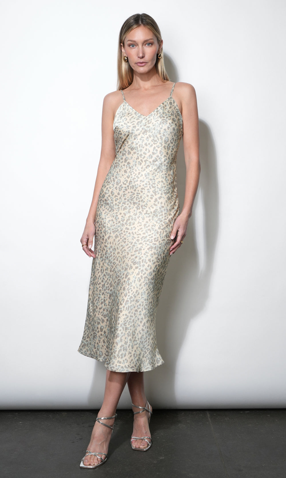 Cassandra Animal Midi Slip Dress G261D6917