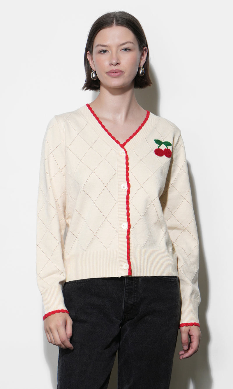 Cherry Knit Cardigan G2412WJ6064