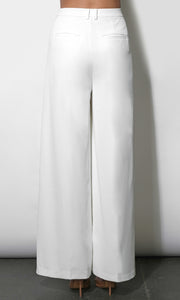 Codi Mid Rise Creased Wide Leg Trousers G2610P6608_WHITE