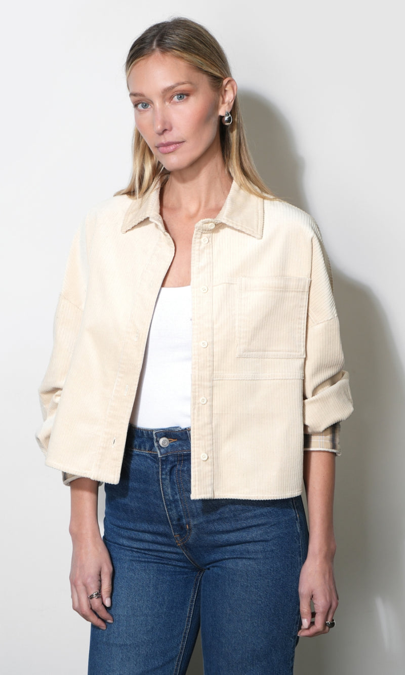 Collins Corduroy Shirt Jacket G267J1885_SAND