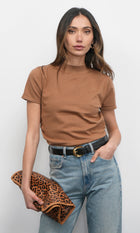 Darcy Ruched Sides Knit Top G258WT6115