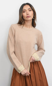 Dessi Cozy Pull Over Two Toned
Sweater
 G257WT6114