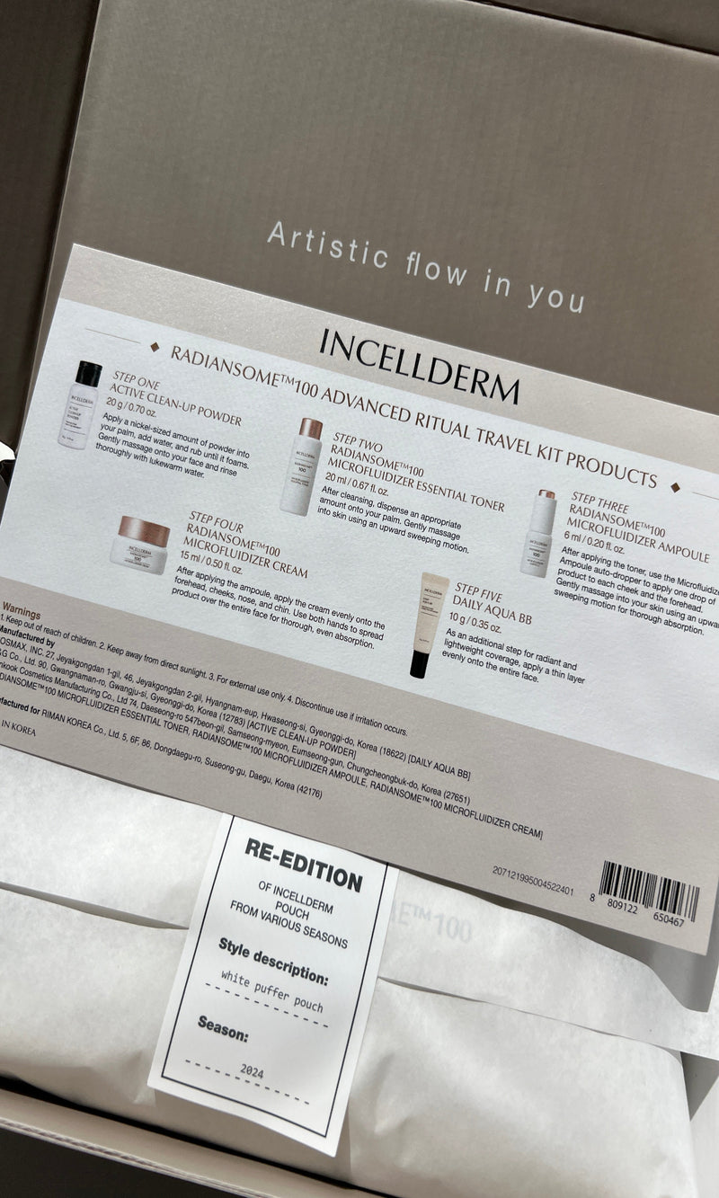 Incellderm RADIANSOME 100 Travel Size Kit