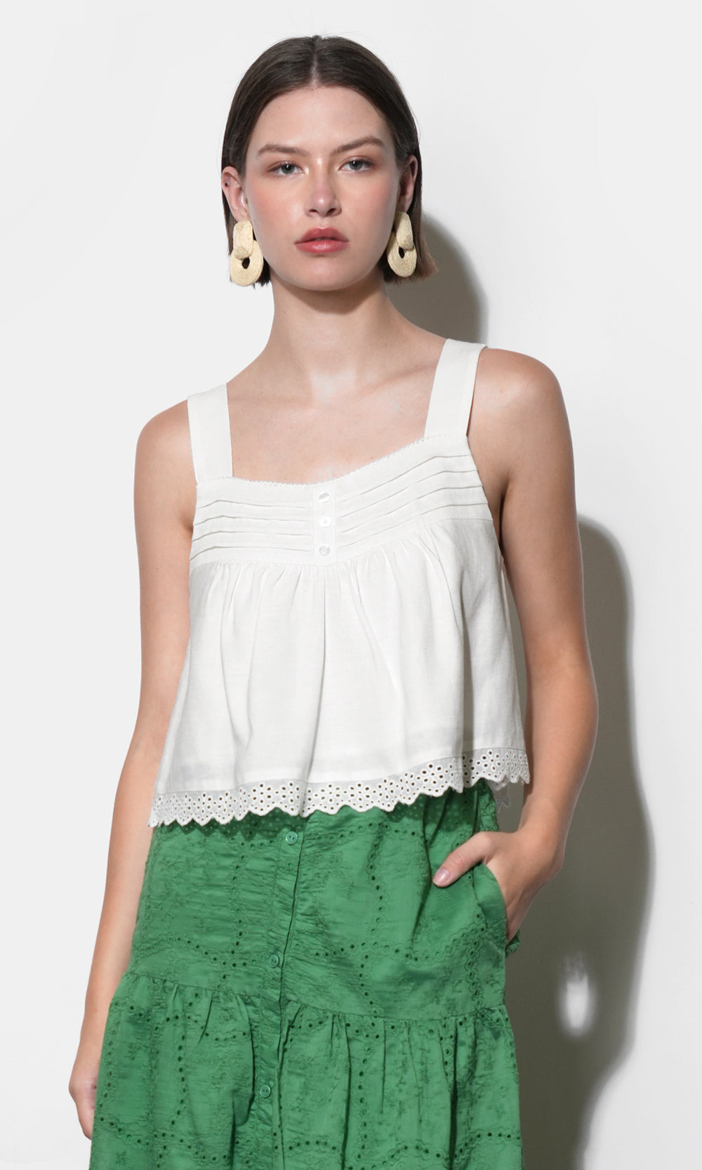 Elani Eyelet Swing Tank G262T7490