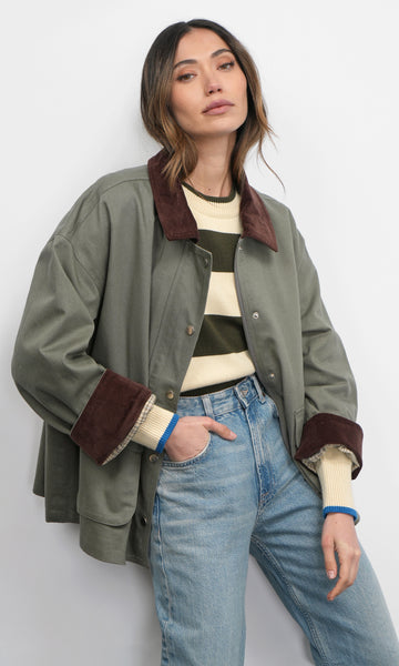 Freddie Cargo Twill Barn Jacket | Greylin Collection