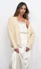 Vickie Cable Knit Oversized Cardigan