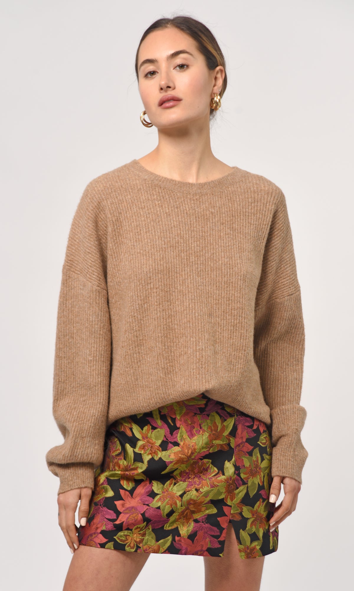 Justin Cozy Crew Oversized Sweater