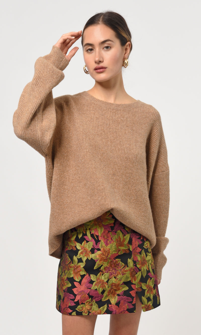 Justin Cozy Crew Oversized Sweater