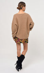 Justin Cozy Crew Oversized Sweater