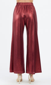 Rory Metallic Wide Leg Pant