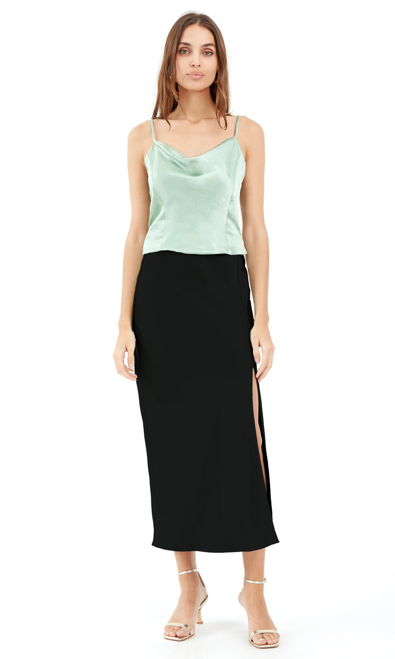 Hayek Slit Maxi Skirt