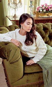 Gloria Rhinestone Sweater