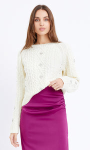 Gloria Rhinestone Sweater