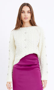 Gloria Rhinestone Sweater
