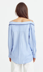 Kristi Off Shoulder Button Down Shirt