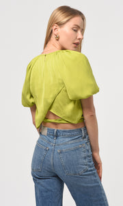 Nadia Tie Back Balloon Sleeve Top
