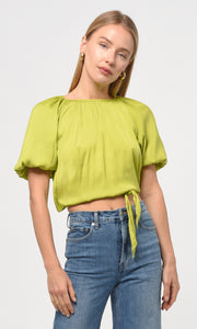 Nadia Tie Back Balloon Sleeve Top