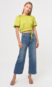 Nadia Tie Back Balloon Sleeve Top