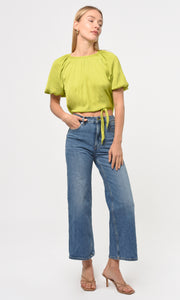 Nadia Tie Back Balloon Sleeve Top