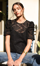 Oliver Embroidered Top w/ Cami Liner