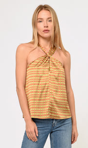 Lucinda Printed Halter Top