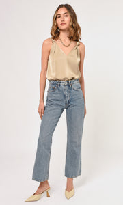 Kassi Shoulder Knot Satin Top