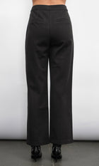 Augustine Brushed High Waist Straight Trouser