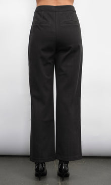 Augustine Brushed High Waist Straight Trouser