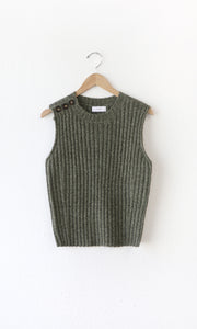 Yale Melange Sweater Knit Top