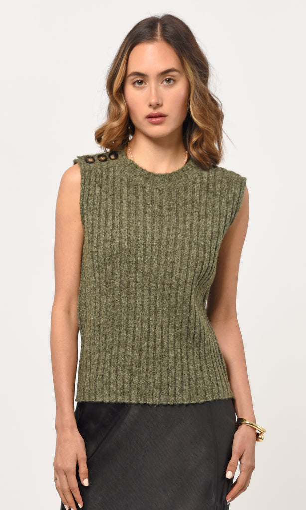 Kelsey Razer Back Ribbed Knit Tank Top, Greylin Collection – Greylin  Collection
