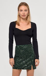 Bennie Beaded Mini Skirt
